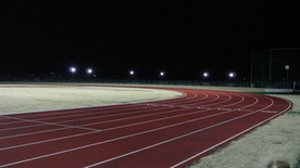 平川市陸上競技場夜間照明