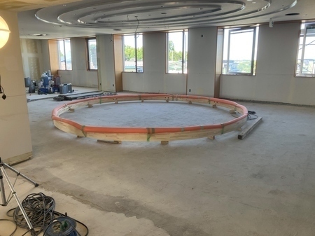 ピクニックコーナー施工状況