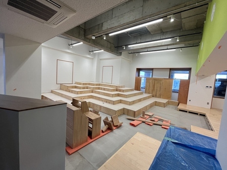 キッズアスレチック施工状況